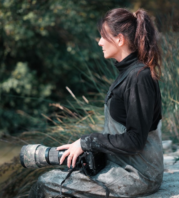 Alexandra Martinez in der Camargue
